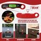 Meat Thermometer Digital - Fast Instant Read Food Thermometer for Cooking, Candy Making, Outside Grill, Waterproof Kitchen Thermometer with Backlight & Hold Function - Red
